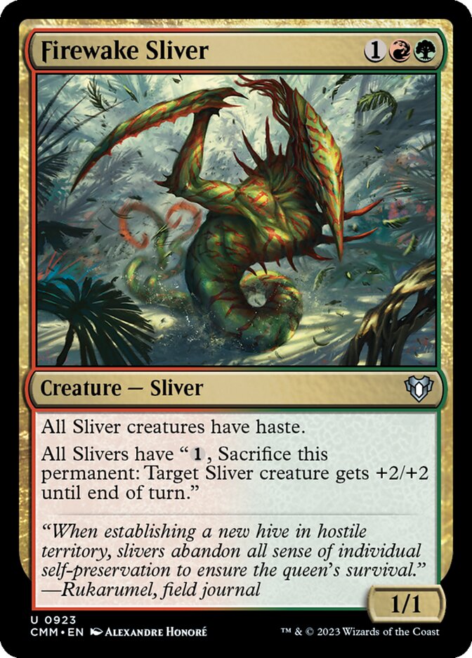 Firewake Sliver 923/451 (Commander Masters)  | Good Games Morley