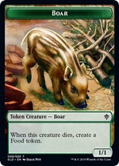 Boar // Food (16) Double-Sided Token [Throne of Eldraine Tokens] | Good Games Morley