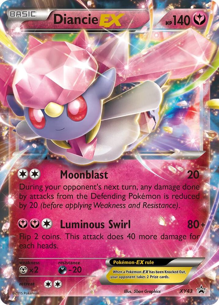 Diancie EX XY43 (XY Promos)  - Holofoil | Good Games Morley