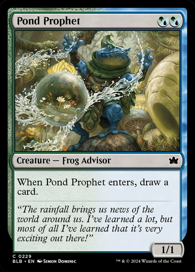 Pond Prophet 229 (Bloomburrow)  | Good Games Morley