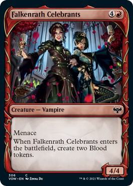 Falkenrath Celebrants Showcase 306/277 (Innistrad: Crimson Vow)  | Good Games Morley