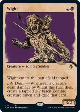 Wight Showcase 316 (Adventures in the Forgotten Realms)  - Foil | Good Games Morley