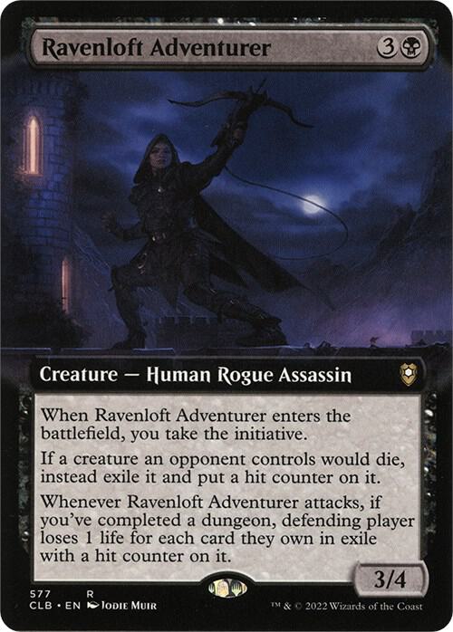 Ravenloft Adventurer Extended Art 577 (Commander Legends: Battle for Baldur's Gate)  - Foil | Good Games Morley