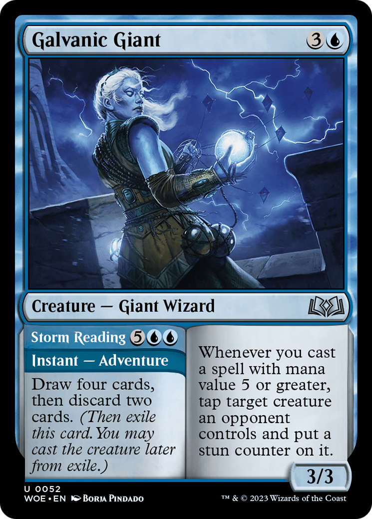 Galvanic Giant // Storm Reading [Wilds of Eldraine] | Good Games Morley