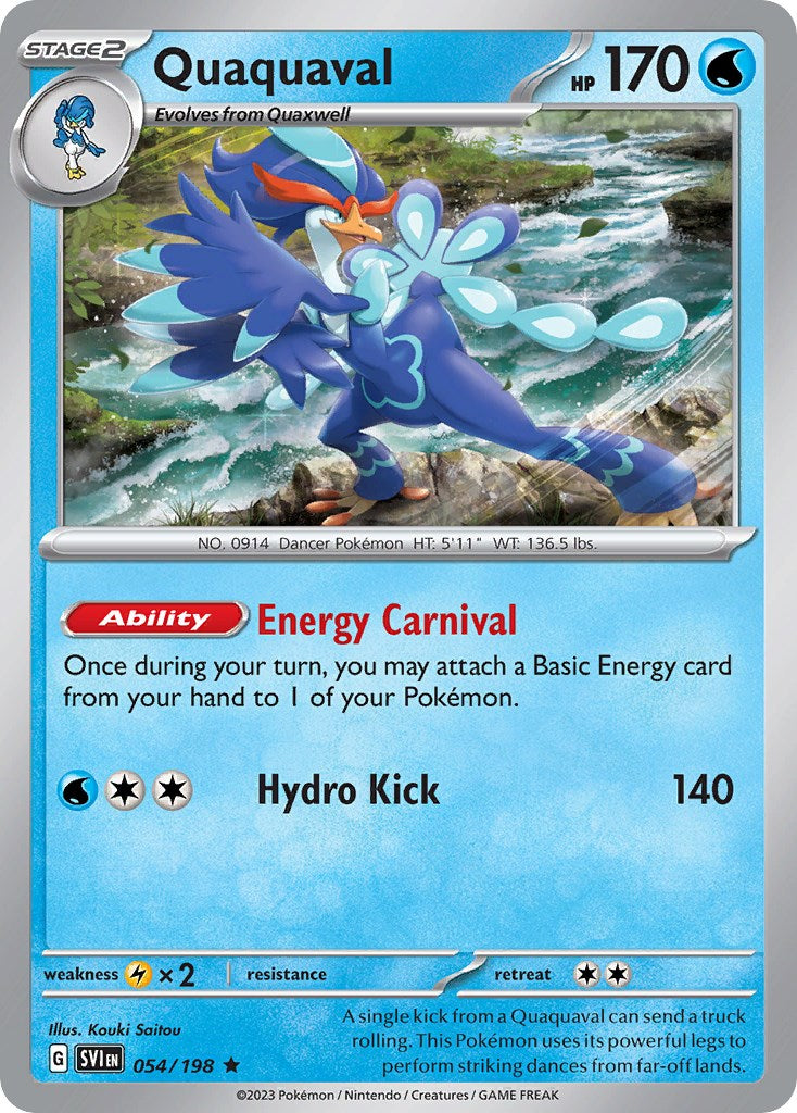 Quaquaval (054/198) (Theme Deck Exclusive) [Scarlet & Violet: Base Set] | Good Games Morley