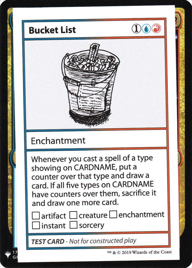 Bucket List [Mystery Booster Playtest Cards] | Good Games Morley