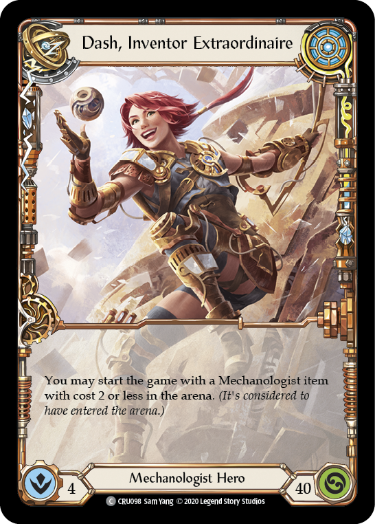 Dash, Inventor Extraordinaire [CRU098] (Crucible of War)  1st Edition Normal | Good Games Morley