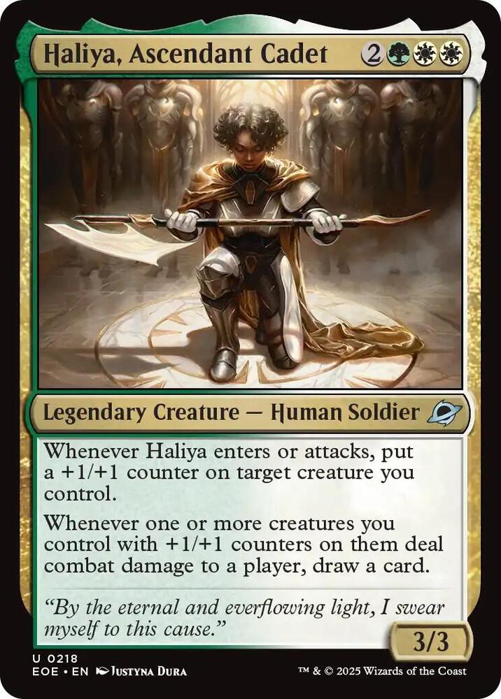Haliya, Ascendant Cadet 218/276 (Edge of Eternities)  | Good Games Morley