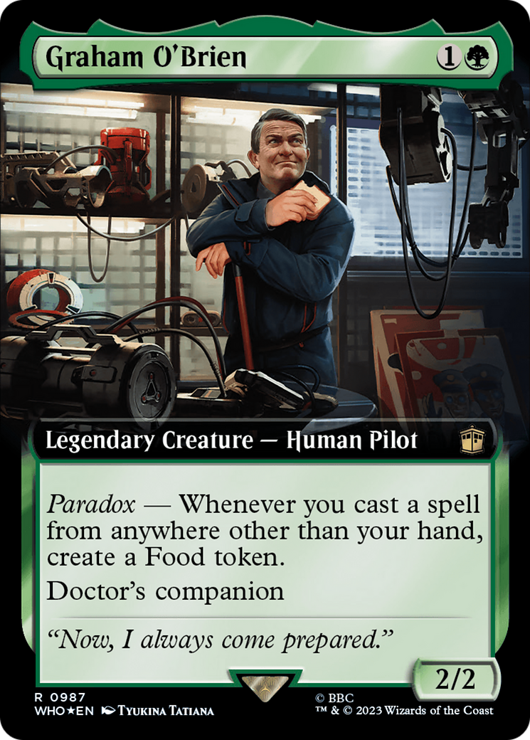 Graham O'Brien (Extended Art) (Surge Foil) [Doctor Who] | Good Games Morley