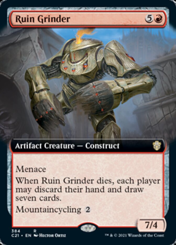 Ruin Grinder (Extended Art) [Commander 2021] | Good Games Morley