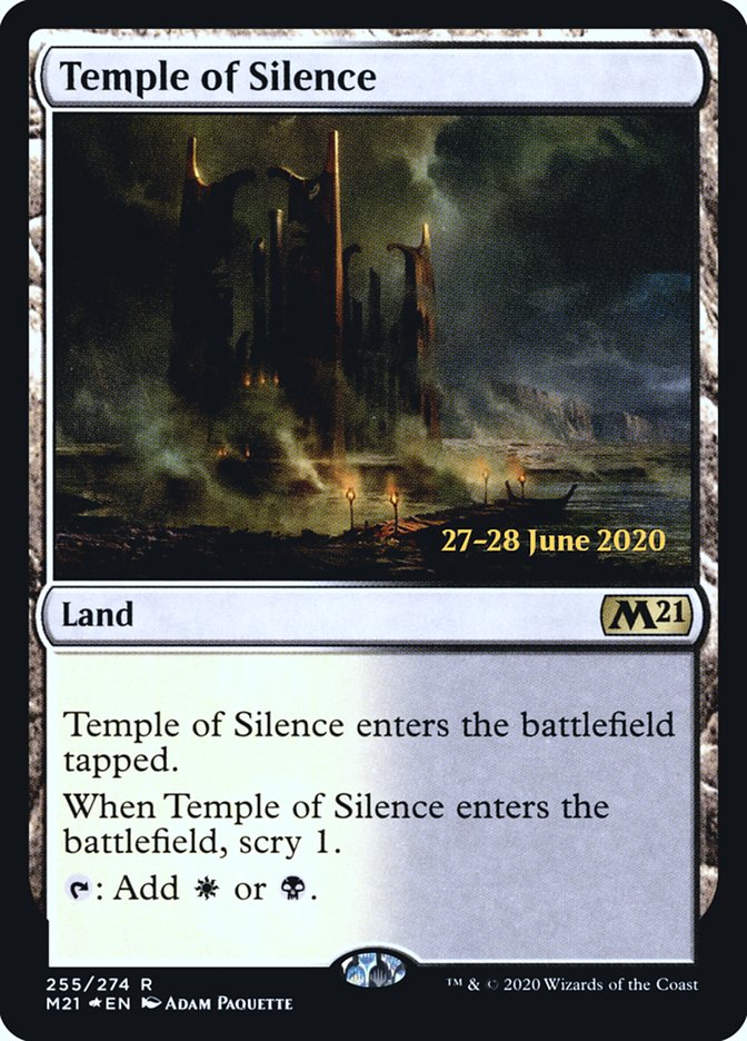Temple of Silence [Core Set 2021 Prerelease Promos] | Good Games Morley