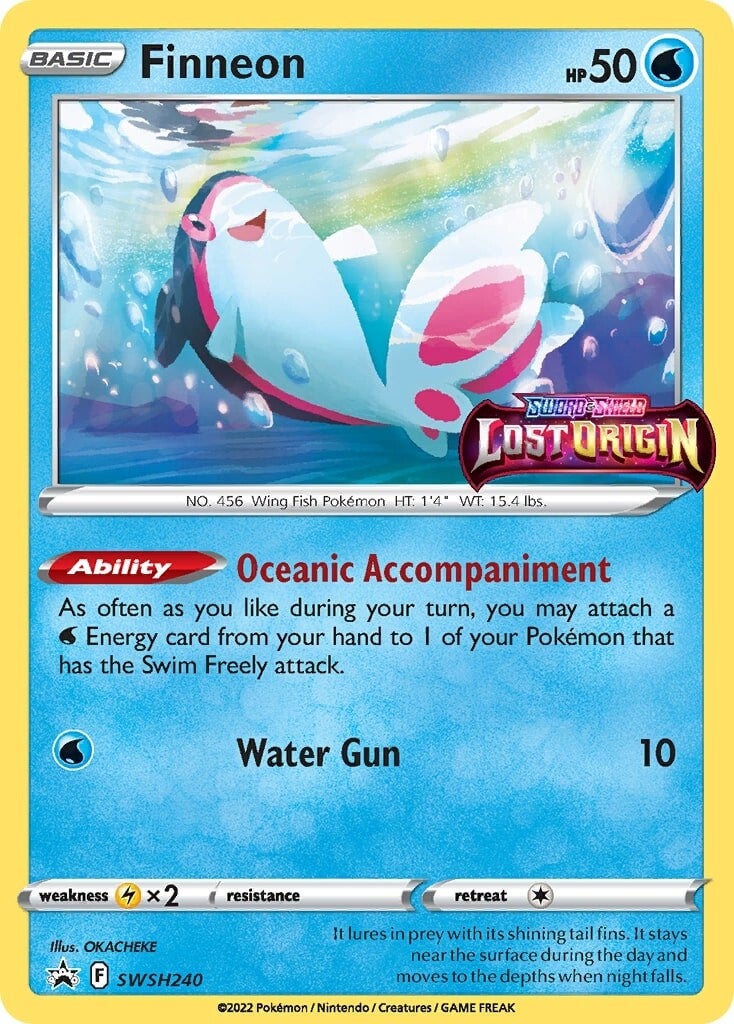 Finneon (SWSH240) [Sword & Shield: Black Star Promos] | Good Games Morley