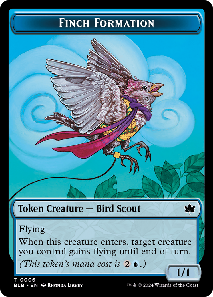 Finch Formation Token [Bloomburrow Tokens] | Good Games Morley