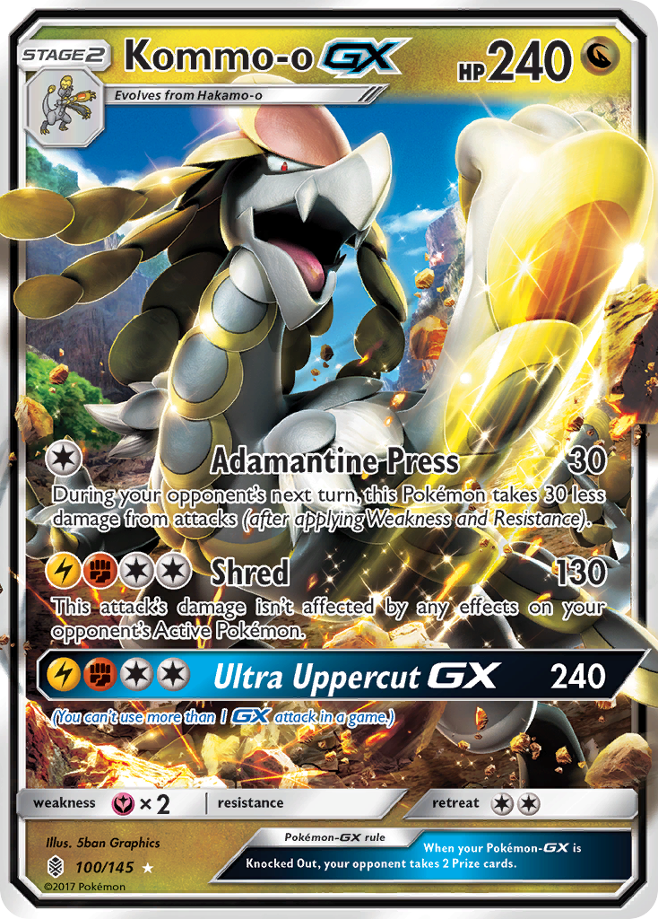 Kommo-o GX (100/145) [Sun & Moon: Guardians Rising] | Good Games Morley