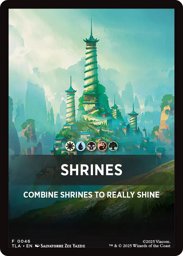 Shrines Theme Card [Avatar: The Last Airbender Tokens] | Good Games Morley