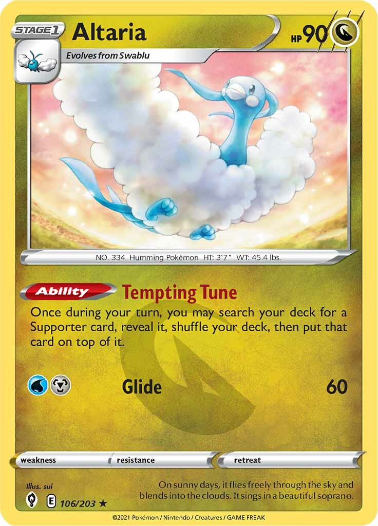 Altaria (106/203) [Sword & Shield: Evolving Skies] | Good Games Morley
