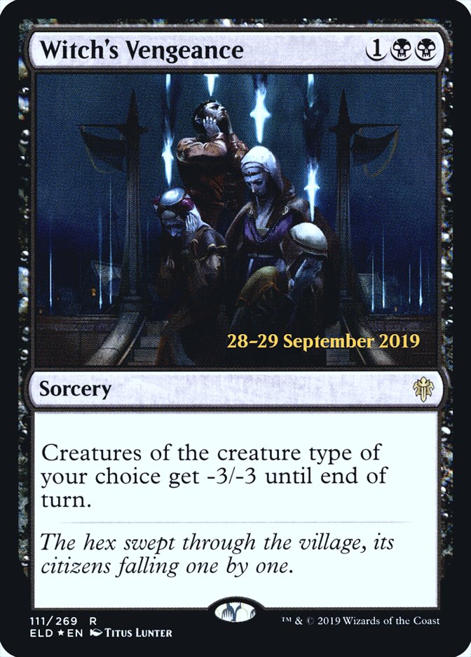 Witch's Vengeance [Throne of Eldraine Prerelease Promos] | Good Games Morley