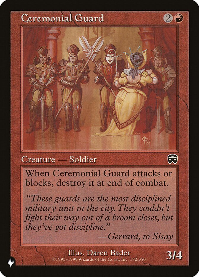 Ceremonial Guard [The List] | Good Games Morley