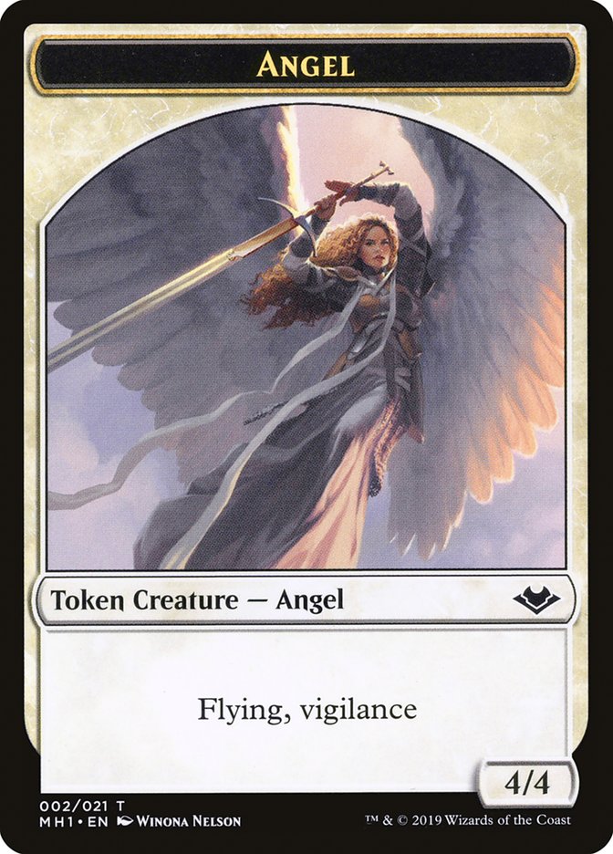 Shapeshifter (001) // Angel (002) Double-Sided Token [Modern Horizons Tokens] | Good Games Morley
