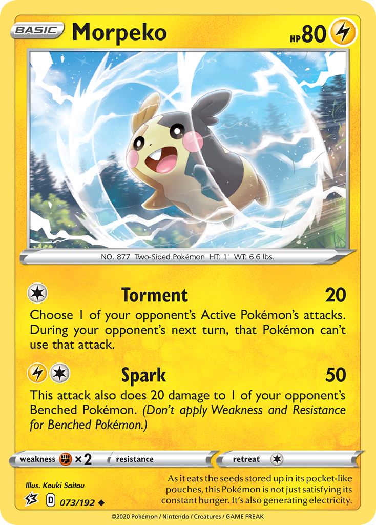 Morpeko (073/192) [Sword & Shield: Rebel Clash] | Good Games Morley