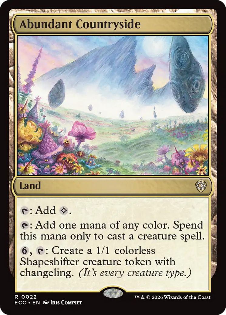 Abundant Countryside [Lorwyn Eclipsed Commander] | Good Games Morley
