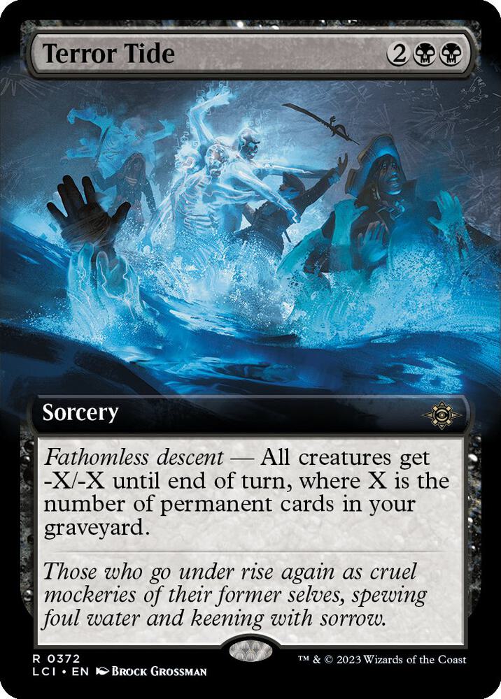 Terror Tide 372/291 (The Lost Caverns of Ixalan)  - Extended Art | Good Games Morley