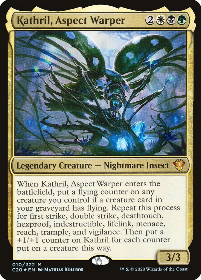 Kathril, Aspect Warper 10/322 (Commander 2020)  - Foil | Good Games Morley