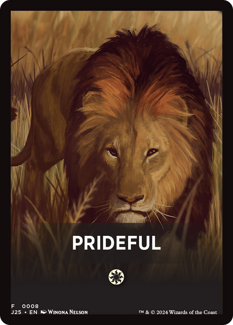Prideful Theme Card [Foundations Jumpstart Front Cards] | Good Games Morley