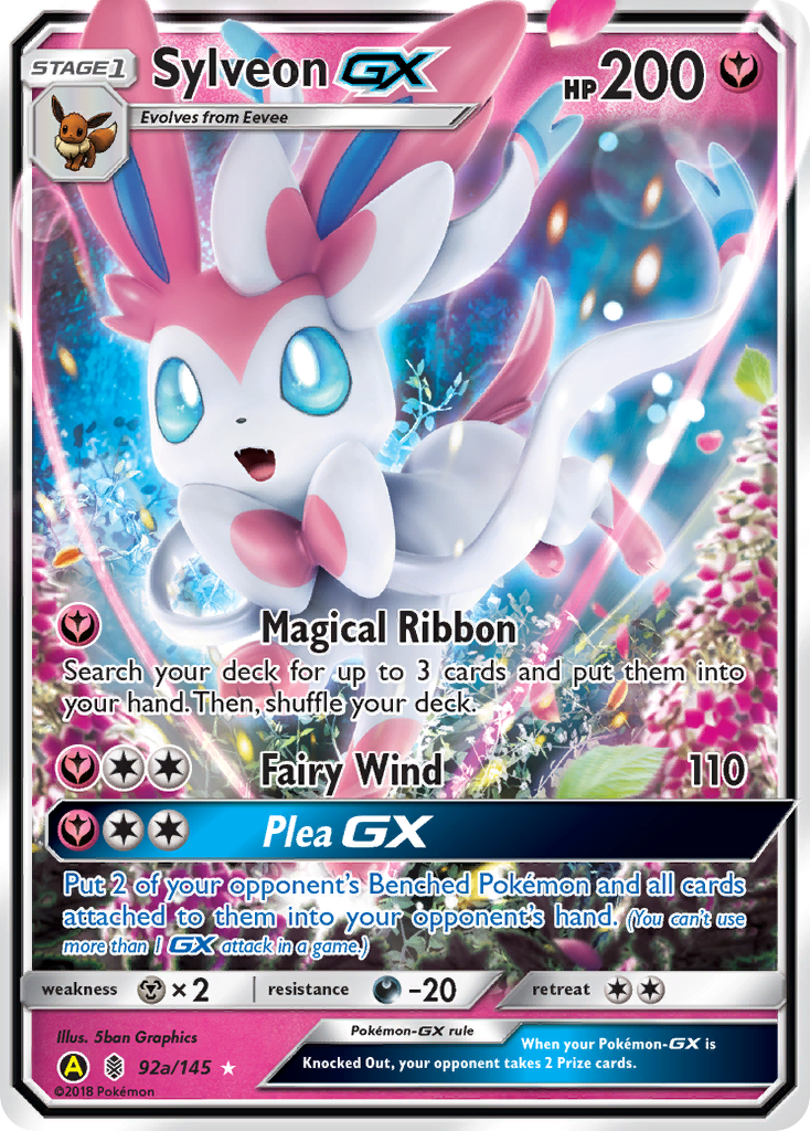 Sylveon GX (92a/145) [Alternate Art Promos] | Good Games Morley