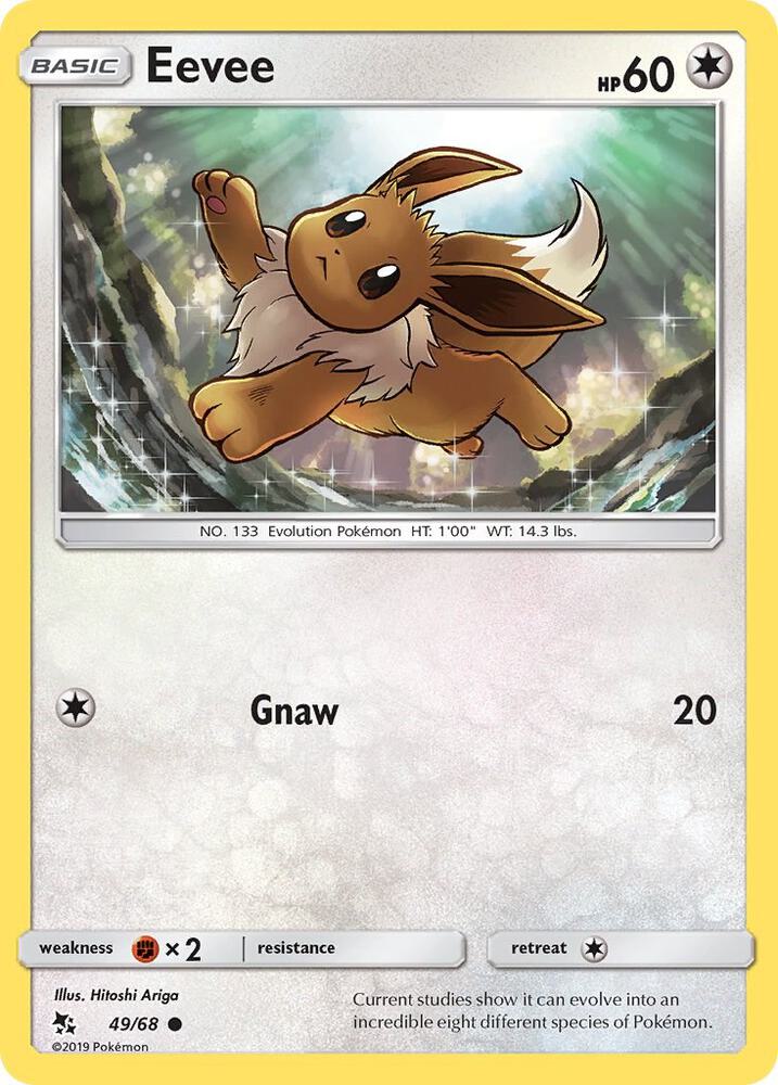 Eevee 49/68 (Hidden Fates)  | Good Games Morley