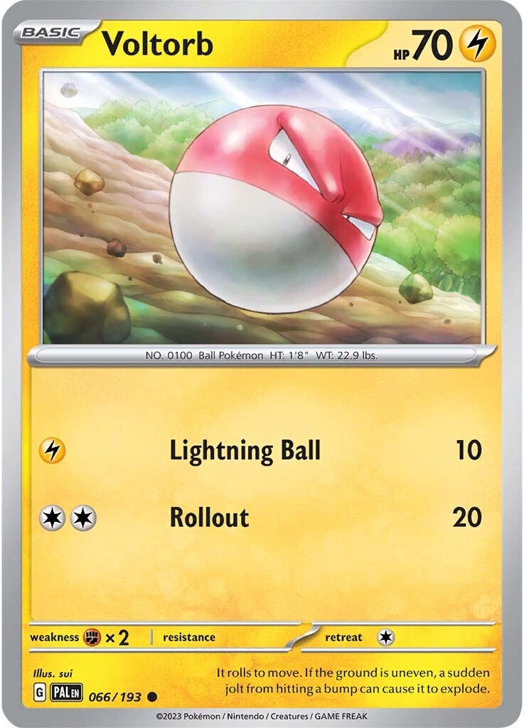 Voltorb (066/193) [Scarlet & Violet: Paldea Evolved] | Good Games Morley