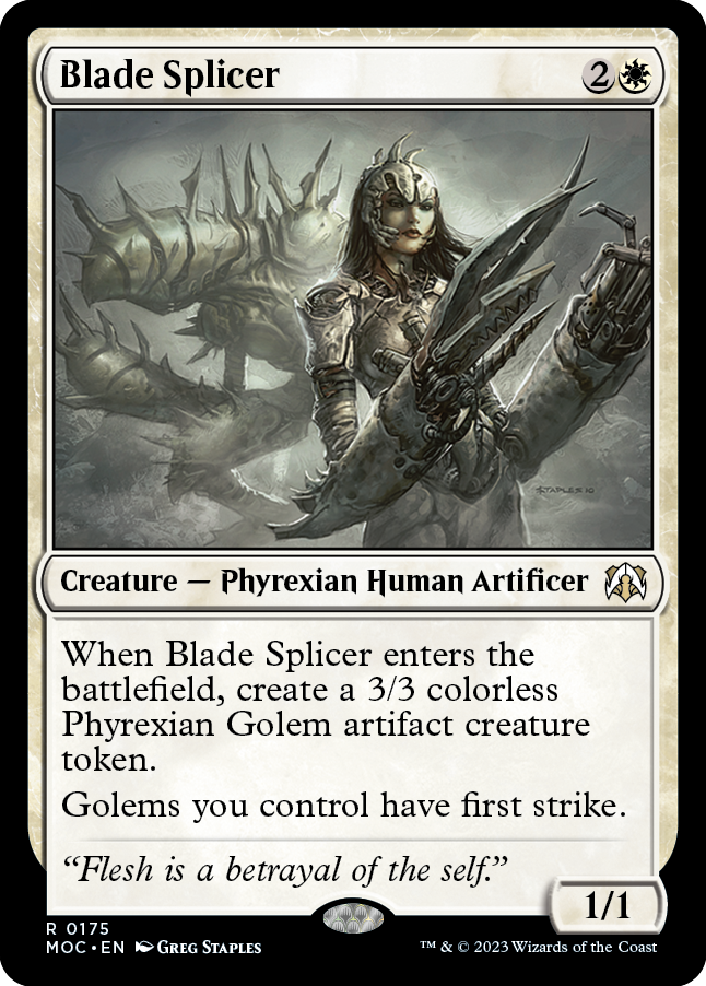 Blade Splicer [March of the Machine Commander] | Good Games Morley