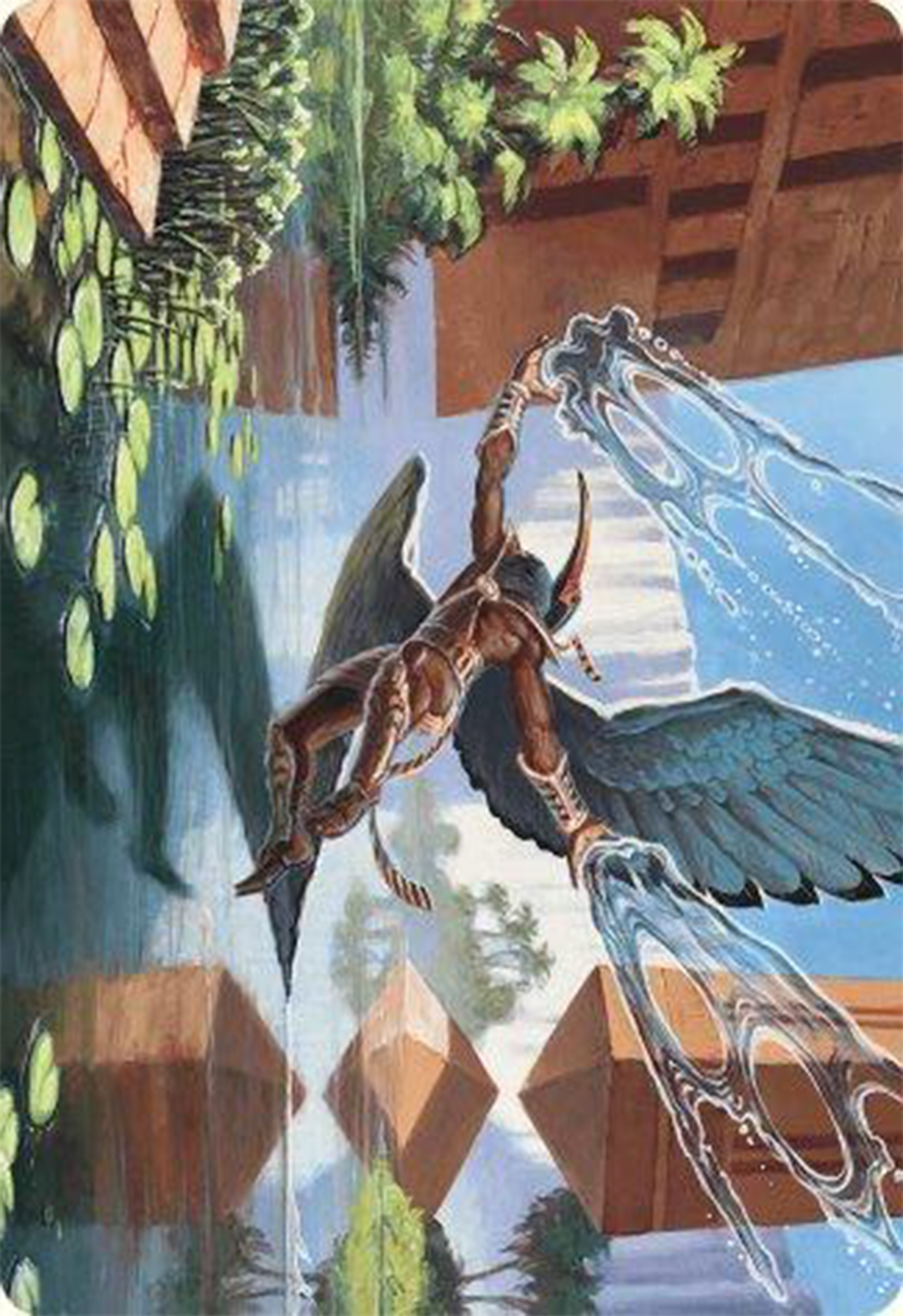 Nadu, Winged Wisdom Art Card [Modern Horizons 3 Art Series] | Good Games Morley