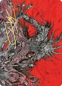 Varragoth, Bloodsky Sire Art Card (Gold-Stamped Signature) [Kaldheim Art Series] | Good Games Morley