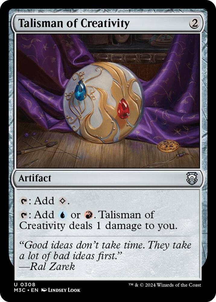Talisman of Creativity 308/411 (Commander: Modern Horizons 3)  - Ripple Foil | Good Games Morley