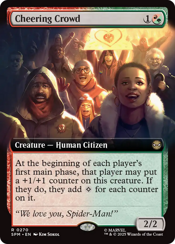Cheering Crowd (Extended Art) [Marvel's Spider-Man] | Good Games Morley
