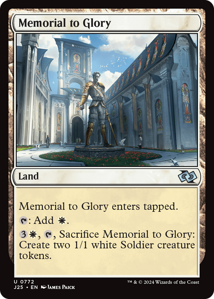 Memorial to Glory [Foundations Jumpstart] | Good Games Morley