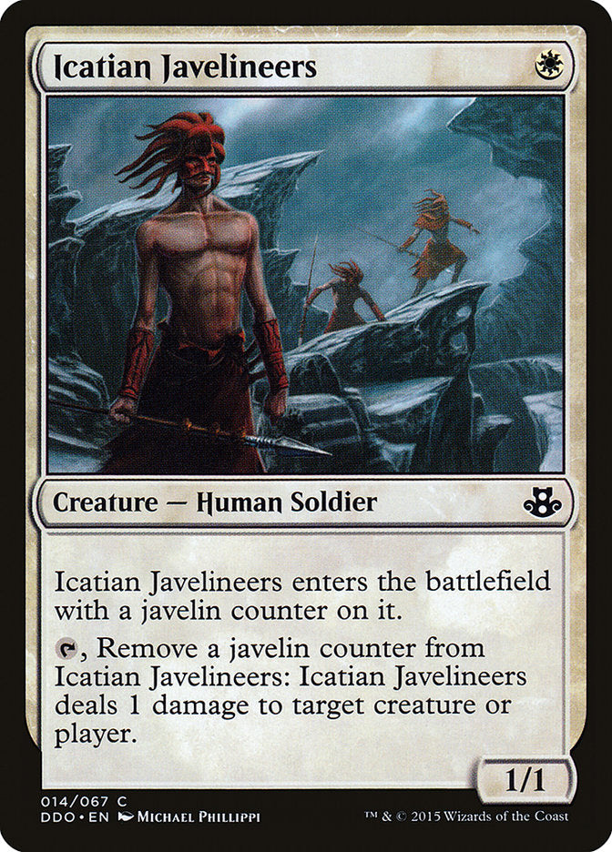 Icatian Javelineers [Duel Decks: Elspeth vs. Kiora] | Good Games Morley