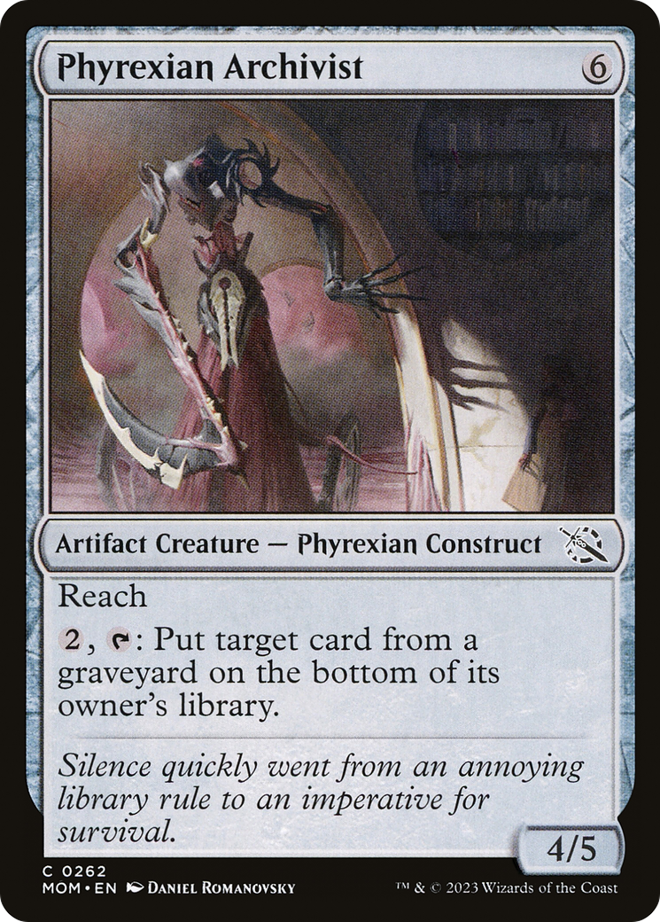 Phyrexian Archivist [March of the Machine] | Good Games Morley