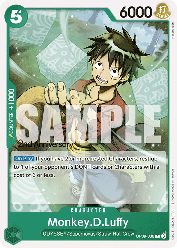 Monkey.D.Luffy [Emperors in the New World: 2nd Anniversary Tournament Cards] | Good Games Morley