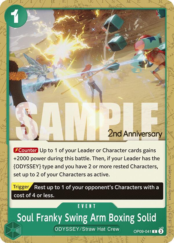 Soul Franky Swing Arm Boxing Solid [Emperors in the New World: 2nd Anniversary Tournament Cards] | Good Games Morley