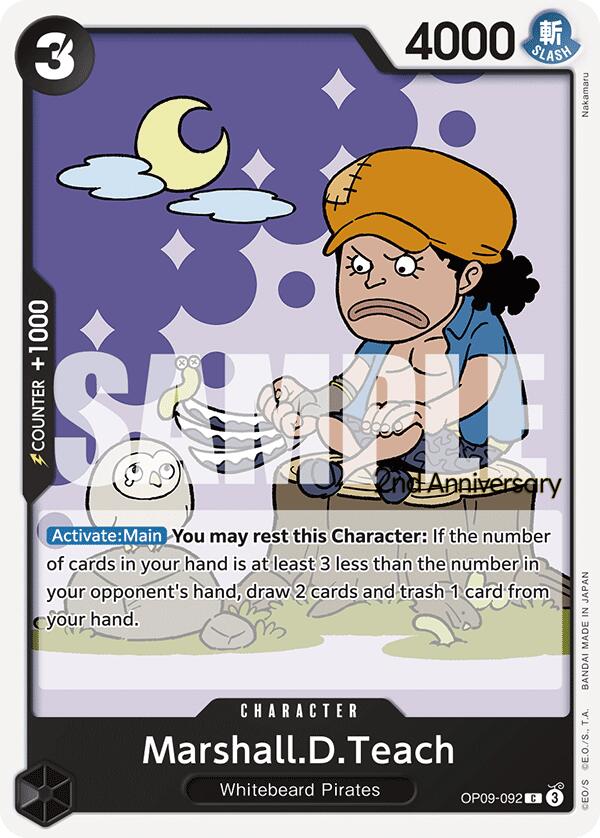 Marshall.D.Teach [Emperors in the New World: 2nd Anniversary Tournament Cards] | Good Games Morley
