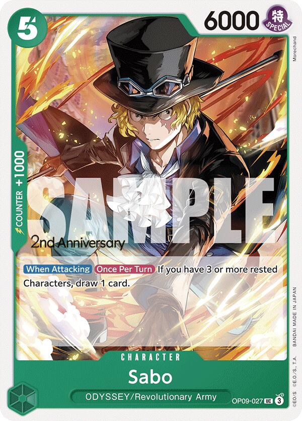 Sabo [Emperors in the New World: 2nd Anniversary Tournament Cards] | Good Games Morley