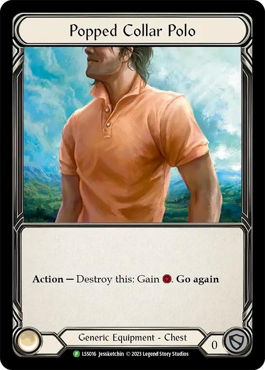 Popped Collar Polo [LSS016] (Promo)  Cold Foil | Good Games Morley