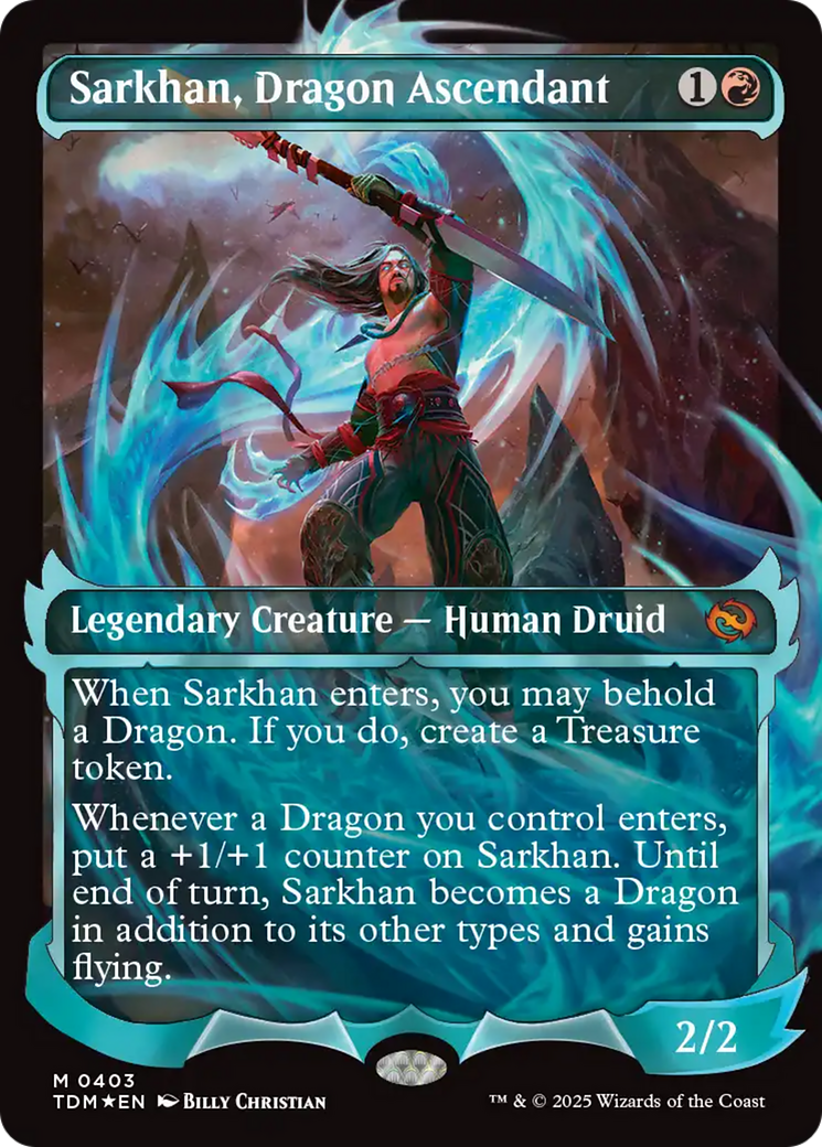 Sarkhan, Dragon Ascendant (0403) (Showcase) [Tarkir: Dragonstorm] | Good Games Morley