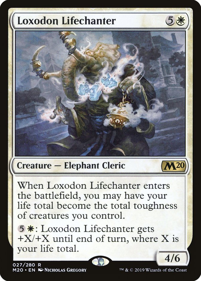 Loxodon Lifechanter 27/280 (Core Set 2020)  - Foil | Good Games Morley