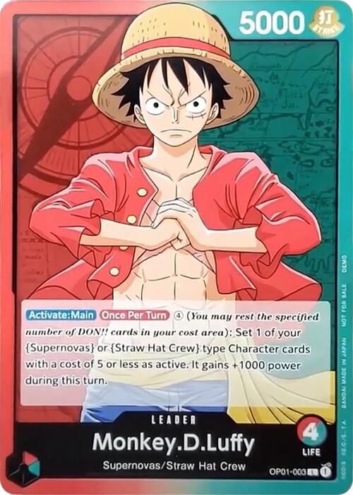 Monkey.D.Luffy [One Piece Demo Deck Cards] | Good Games Morley