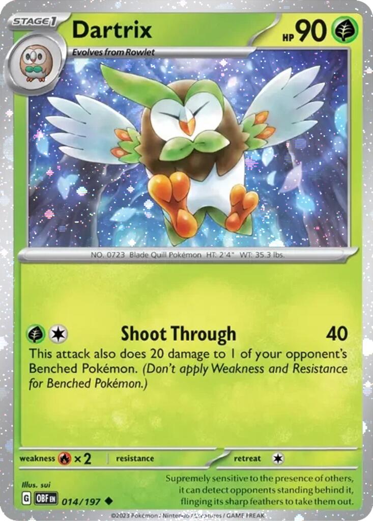 Dartrix (014/197) (Cosmos Holo) [Miscellaneous Cards] | Good Games Morley