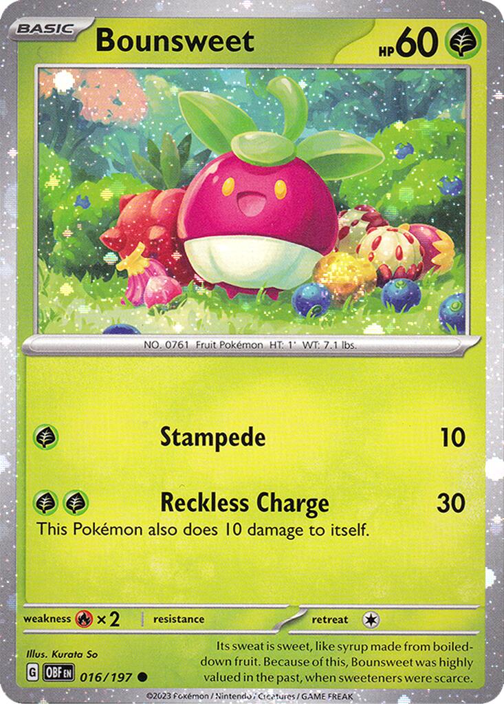 Bounsweet (016/197) (Cosmos Holo) [Miscellaneous Cards] | Good Games Morley
