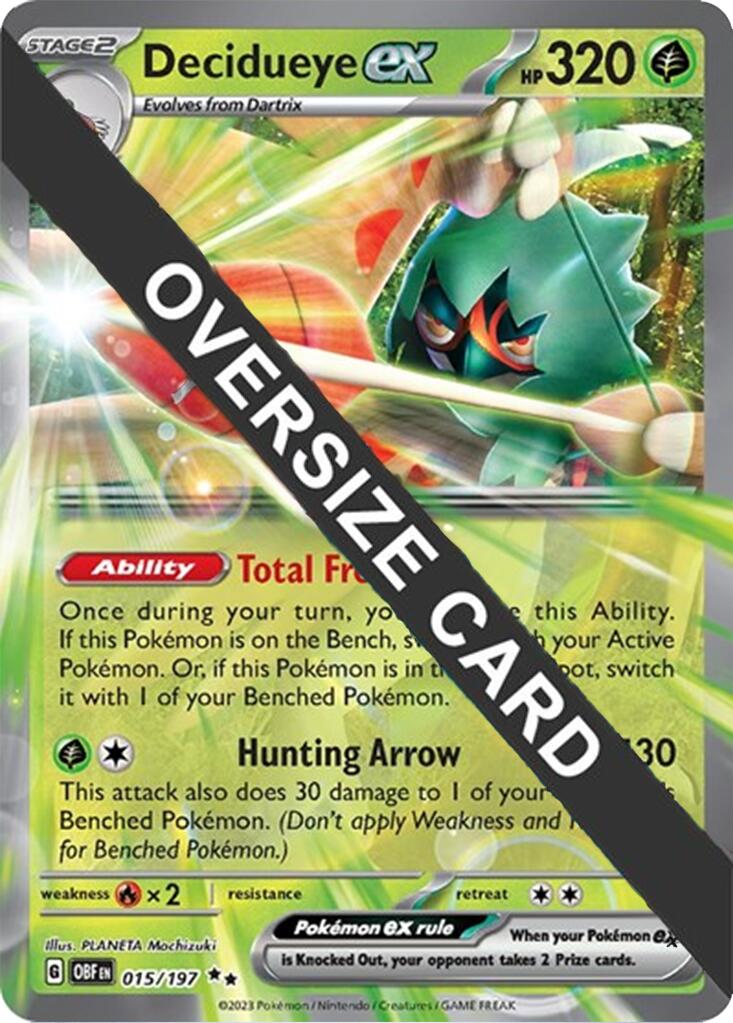 Decidueye ex (015/197) (Jumbo Card) [Miscellaneous Cards] | Good Games Morley